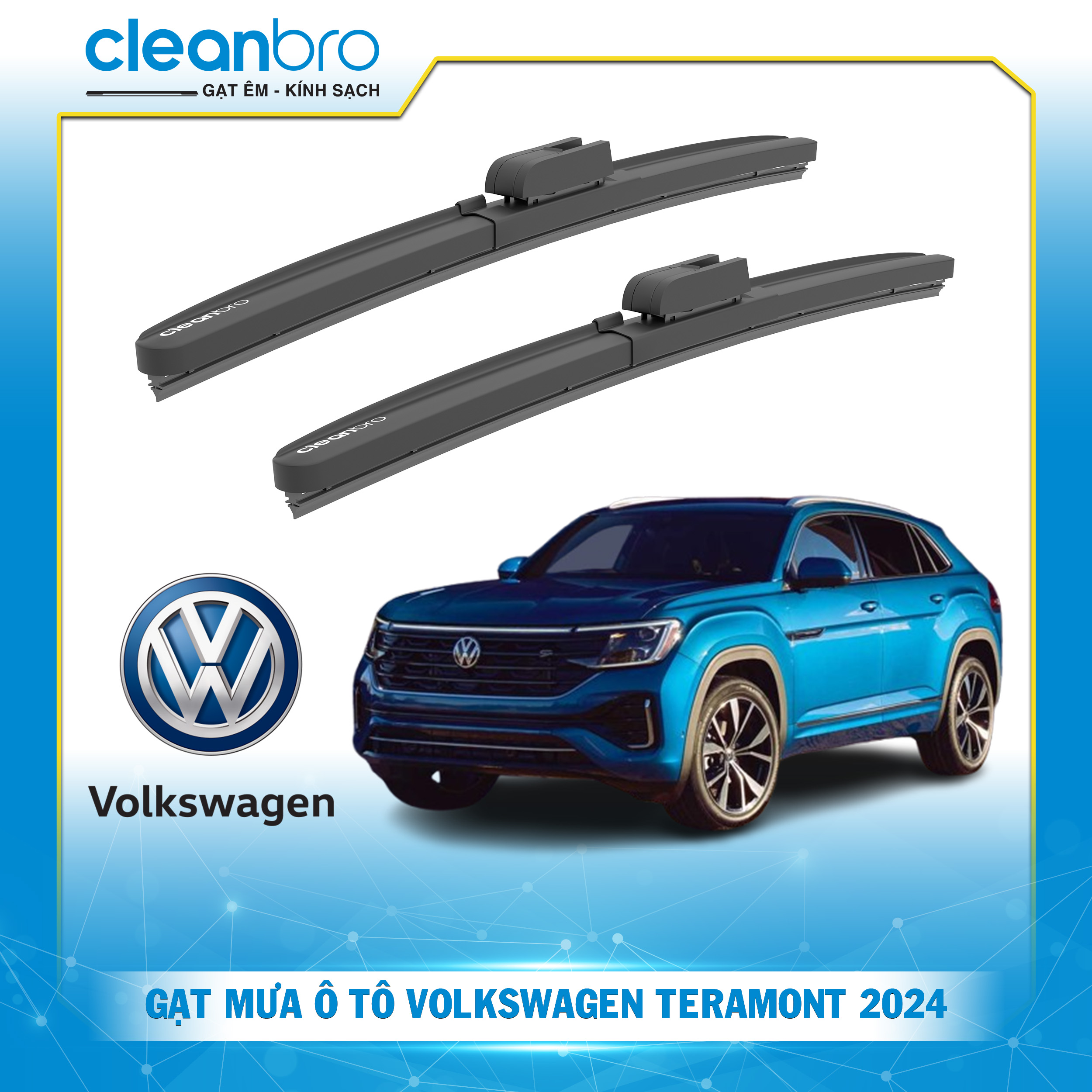 Gạt mưa ô tô hiệu ứng lá sen  Volkswagen Teramont [2024]